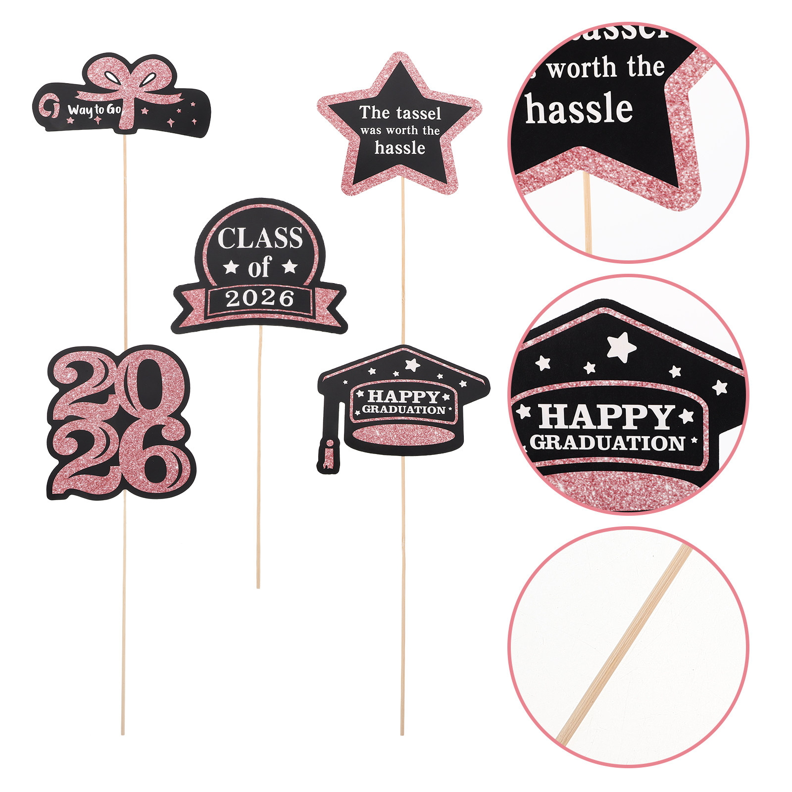 Centerpiece Stick - 20Pcs Graduation Decoration Supplies Graduation Centerpiece