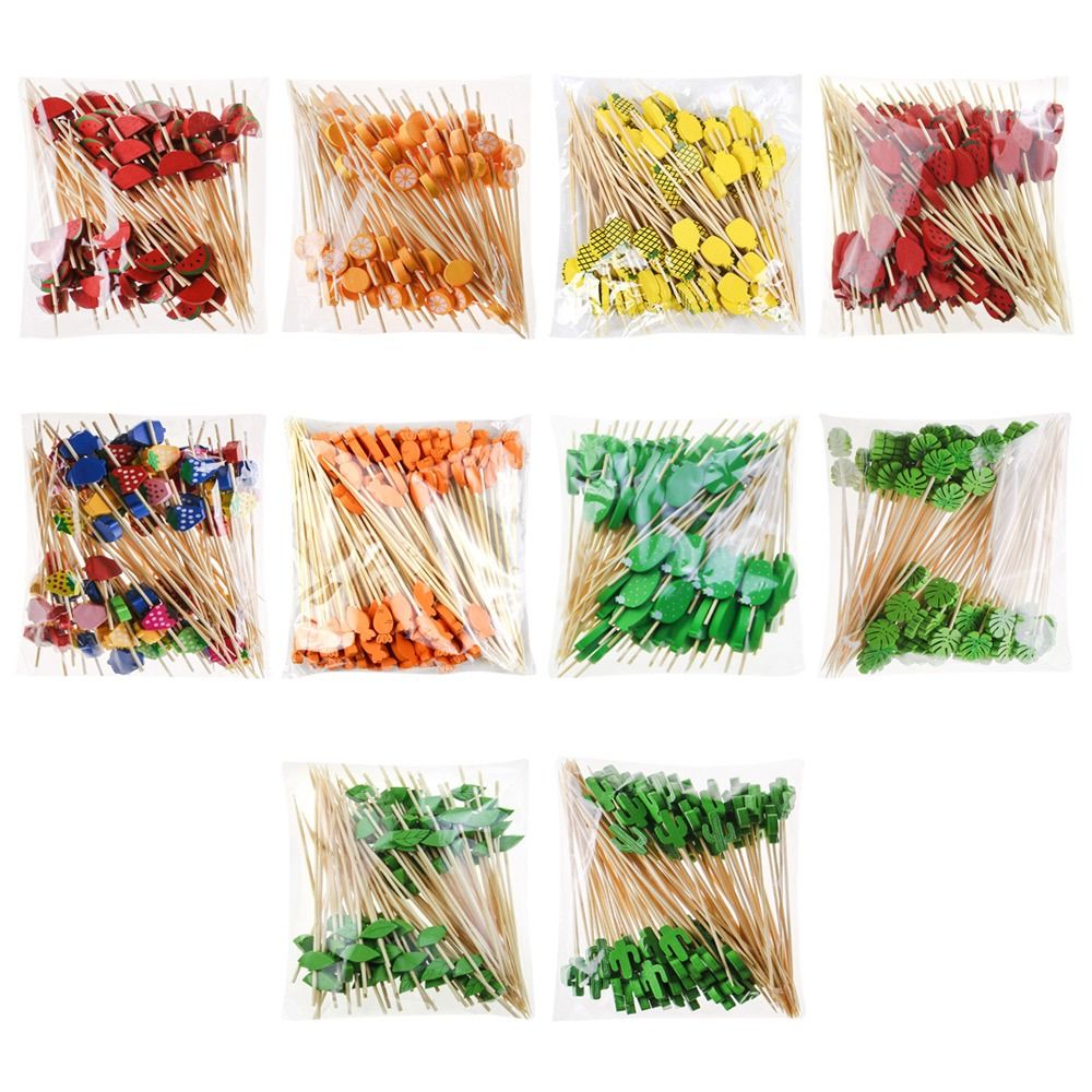 Centerpiece Stick - Fork Salad Vegetable Sticks Toothpick Skewer