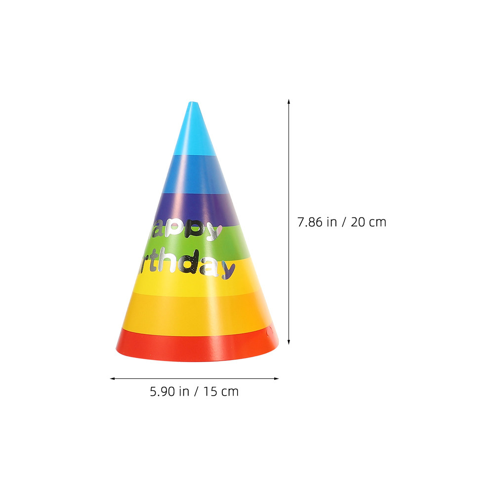36Pcs Colorful Birthday Party  - Party Hat Cone recension och pris