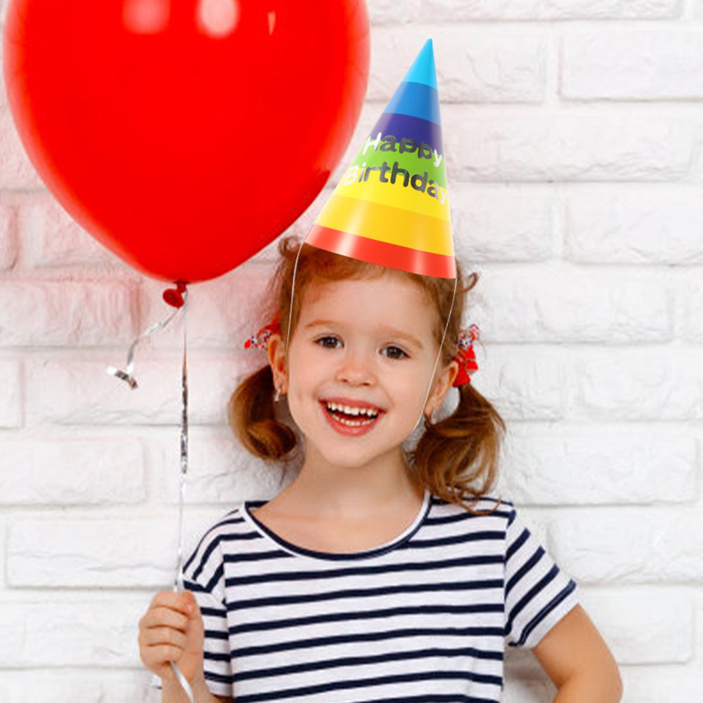 36Pcs Colorful Birthday Party  - Party Hat Cone recension och pris
