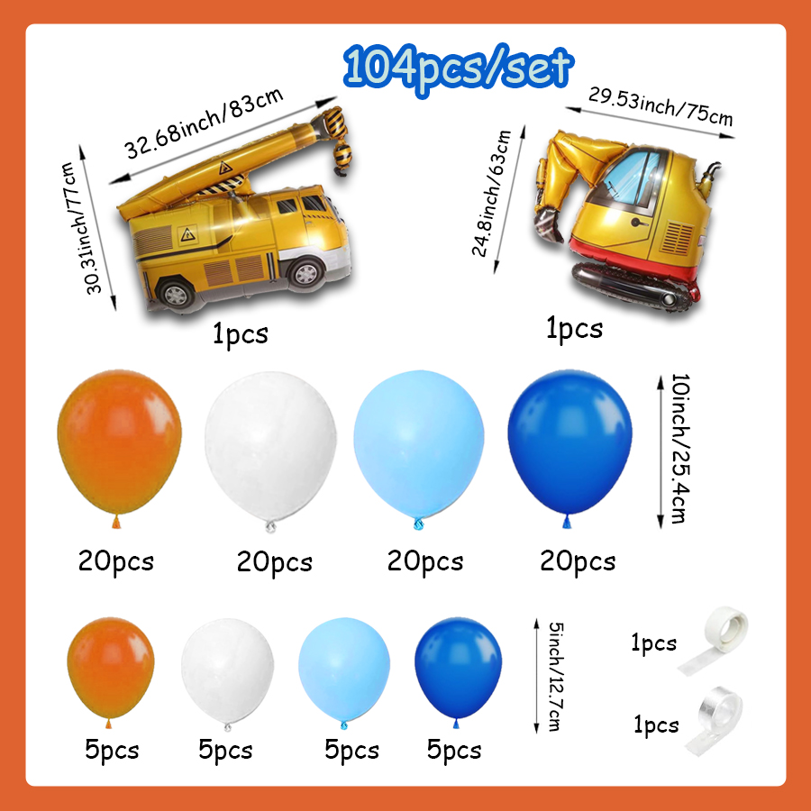 104Pcs Home Decoration Themed  - Balloon Arch Kit recension och pris