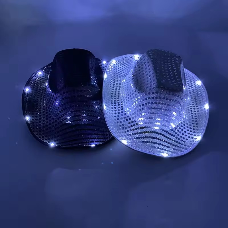 Blinky LED Light Cowboy Cowgir - Party Hat Cone recension och pris