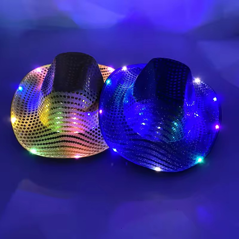 Blinky LED Light Cowboy Cowgir - Party Hat Cone recension och pris