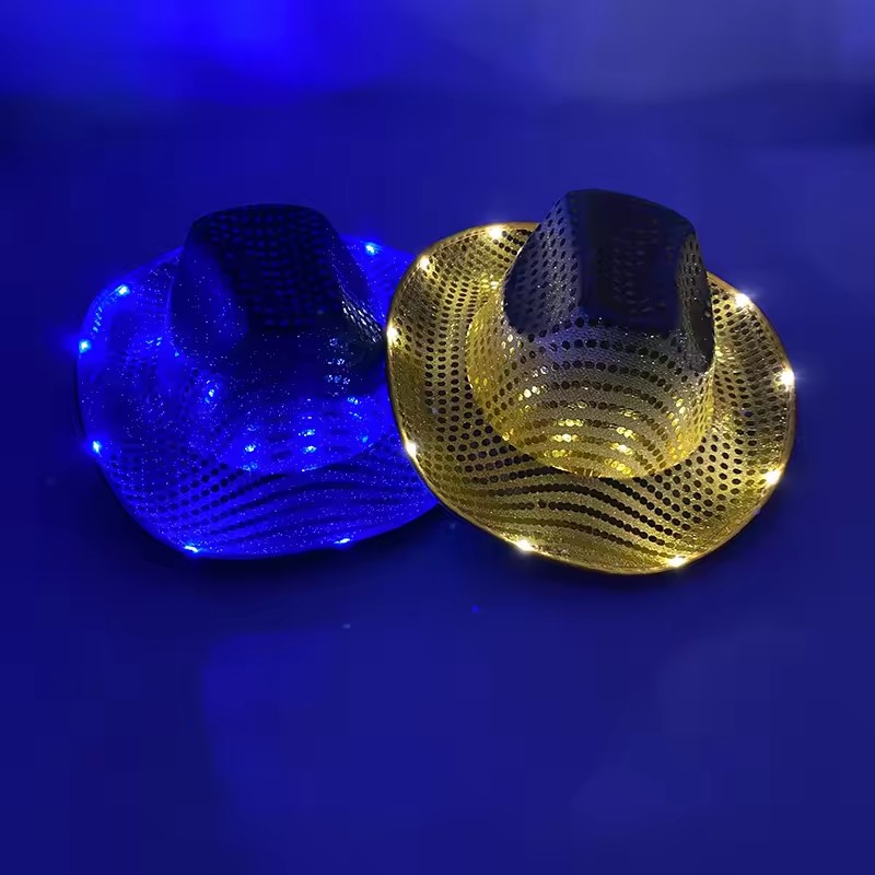 Blinky LED Light Cowboy Cowgir - Party Hat Cone recension och pris