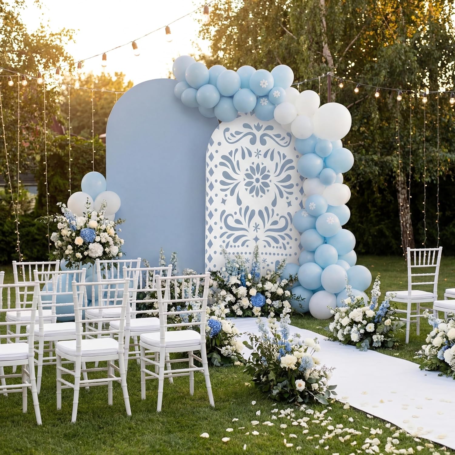 Custom 2-sided Mexico Cielito  - Dessert Table Backdrop recension och pris