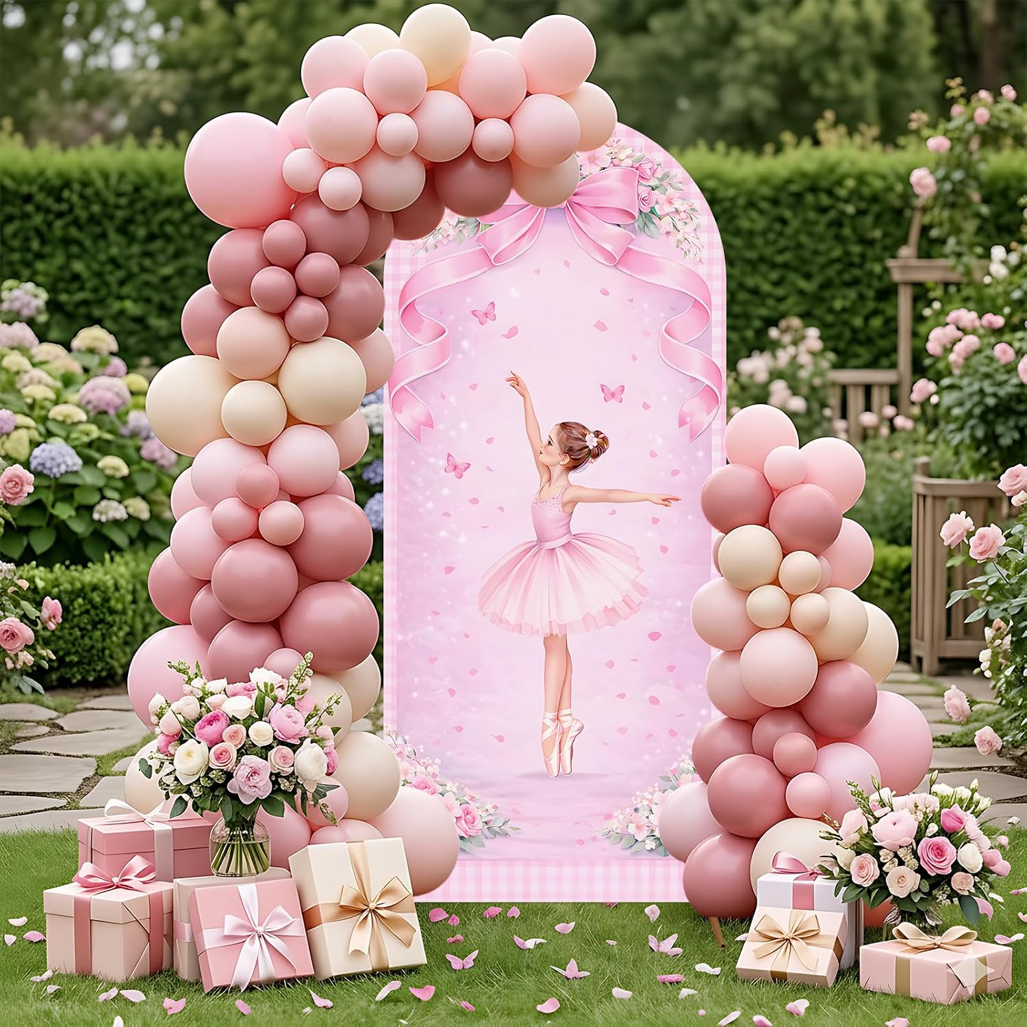Custom 2-sided Ballerina Arch  - Dessert Table Backdrop recension och pris