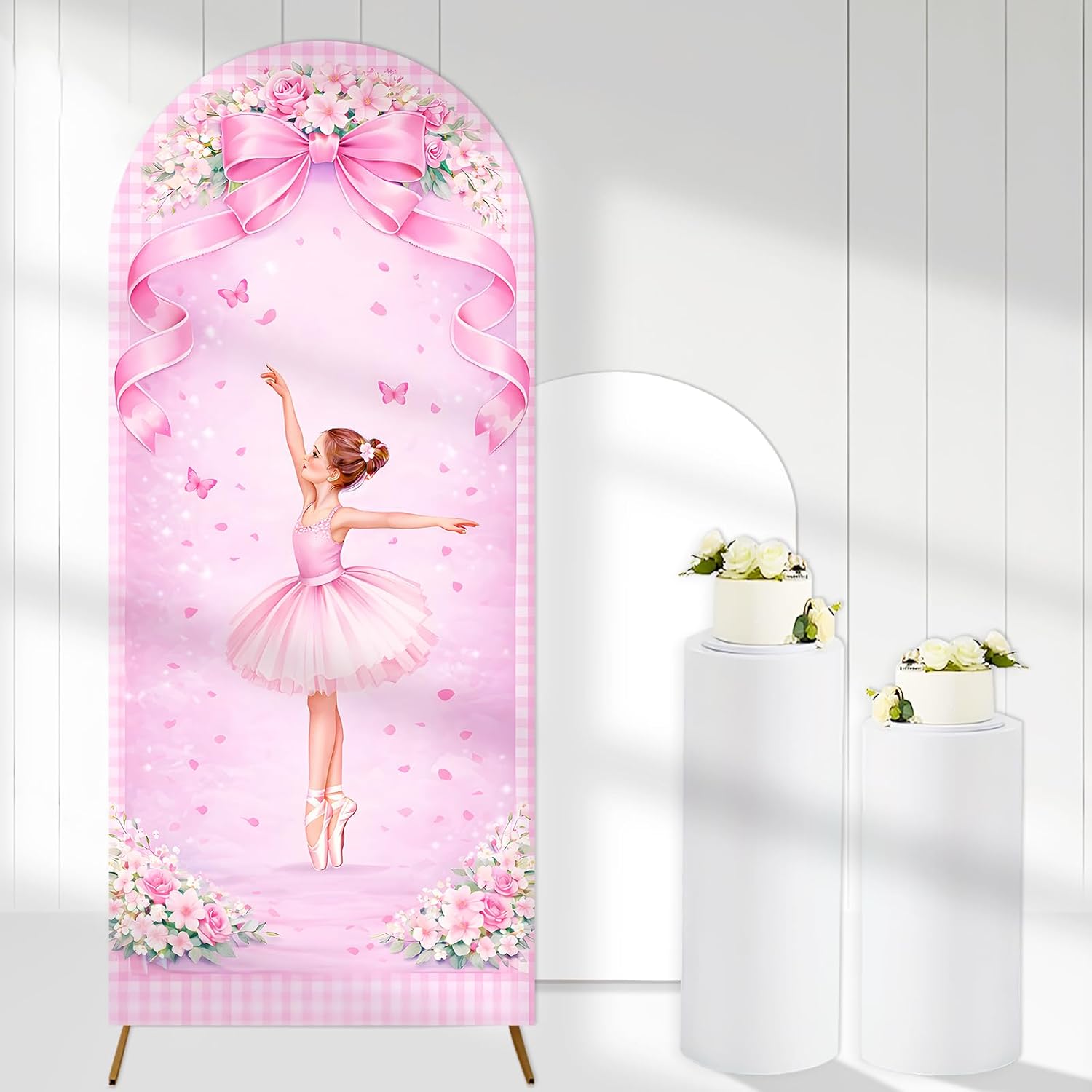 Custom 2-sided Ballerina Arch  - Dessert Table Backdrop recension och pris