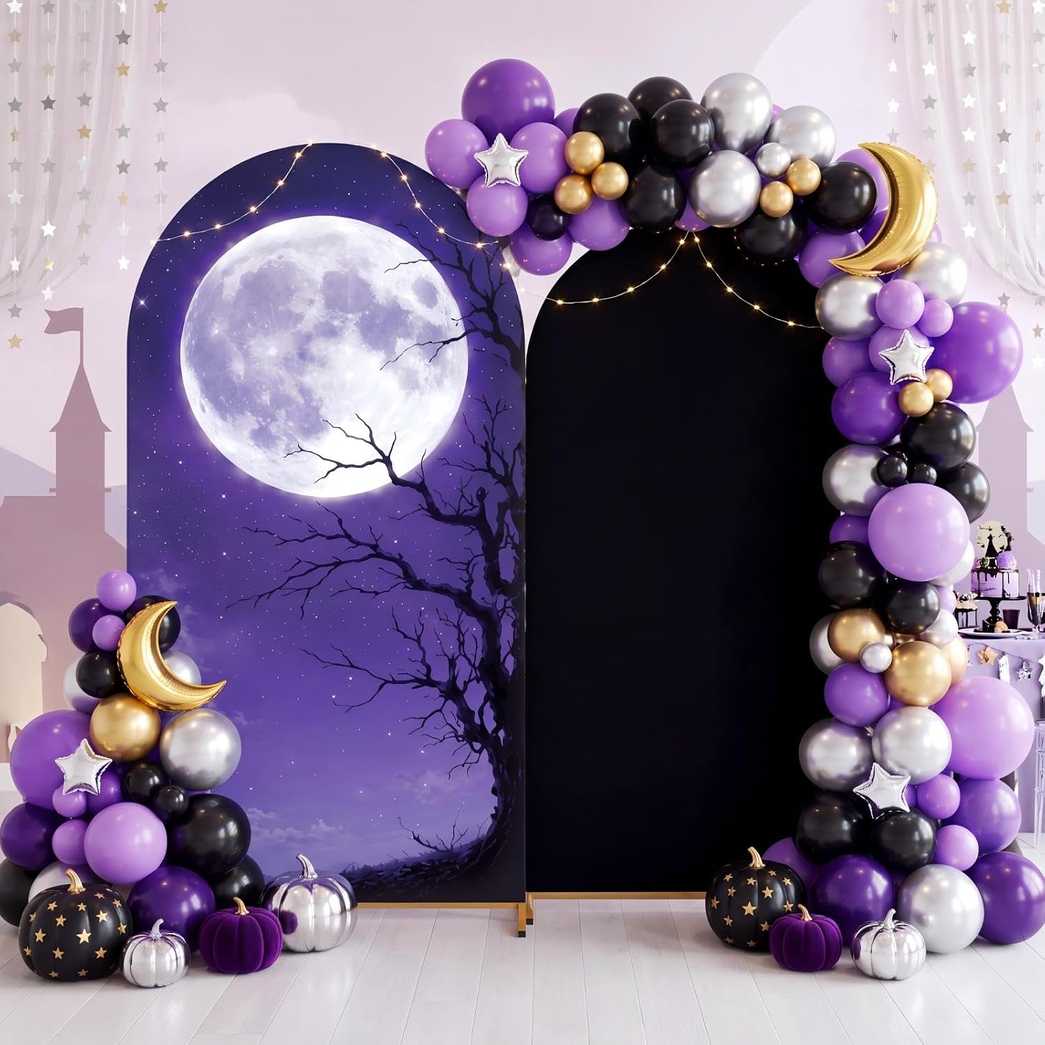 Custom 2-sided Halloween Holid - Dessert Table Backdrop recension och pris