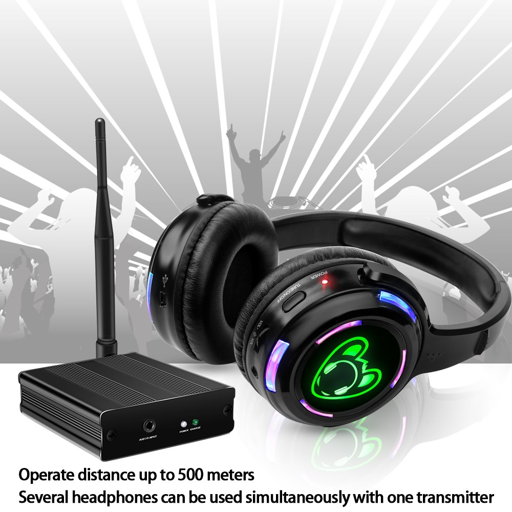 Silent Disco Headphone System  - Event Party Dj recension och pris