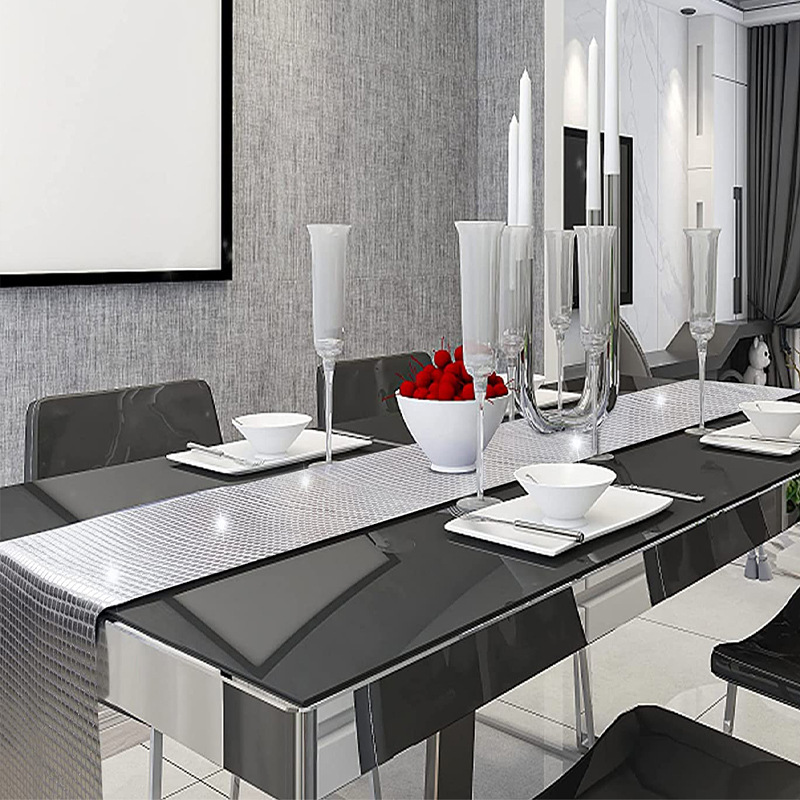 Shiny Mirror Gold/Silver Foil  - Glitter Tablecloth recension och pris