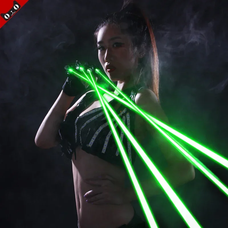 RGB Laser Gloves with 7 Laser  - Event Party Dj recension och pris