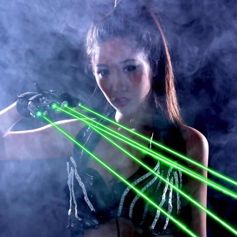 RGB Laser Gloves with 7 Laser  - Event Party Dj recension och pris