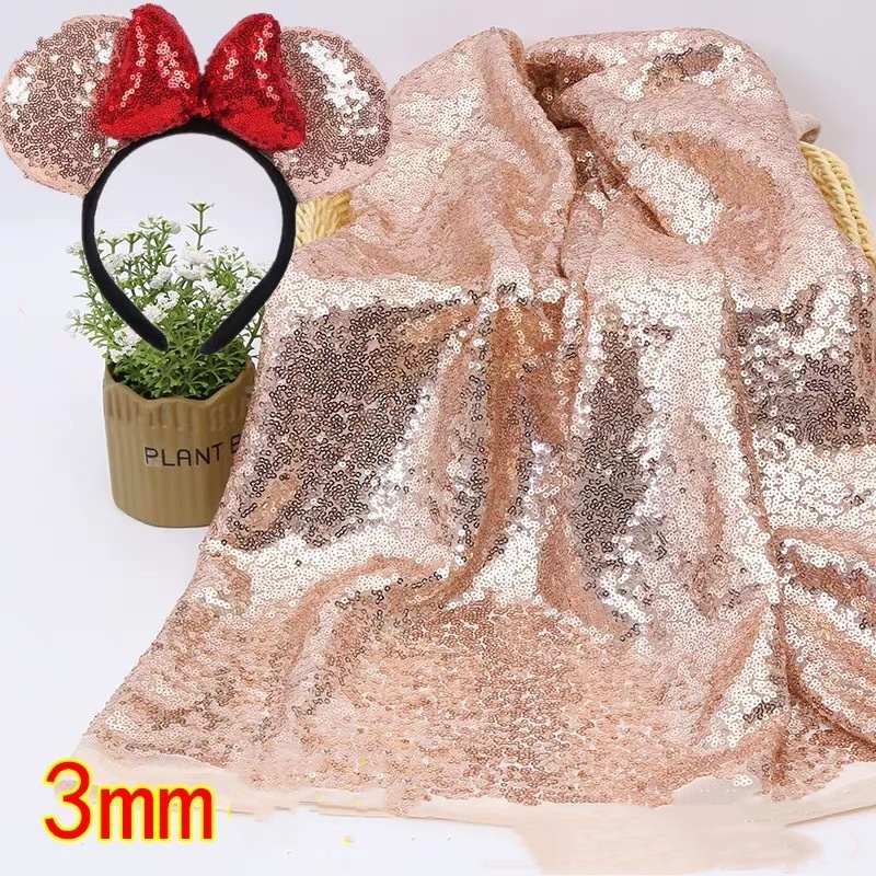 3mm Full Small Sequin Fabric F - Glitter Tablecloth recension och pris